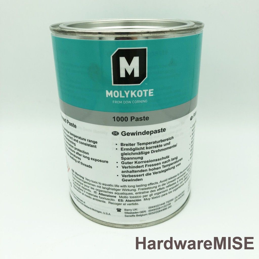 Molykote 1000 Anti Seize Paste Dow Corning 1KG - Free Delivery Semenanjung