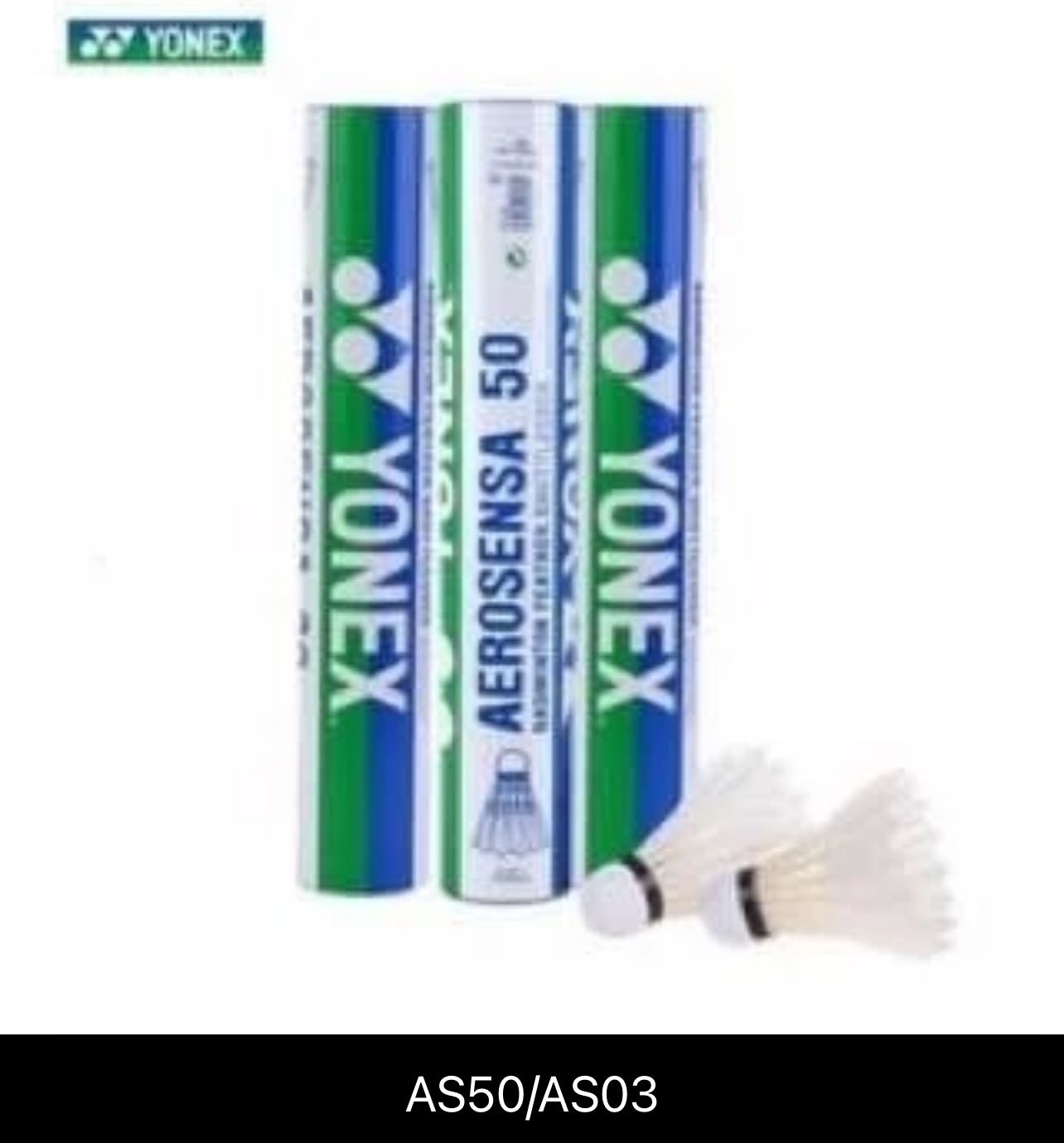 Yonex Badminton Shuttlecock Aerosensa AS50 International Grade Good Quality Feather