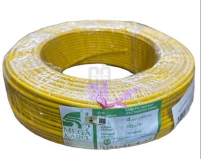 SE SETIA ELECTRIC MEGA PVC CABLE 4.0MM YELLOW