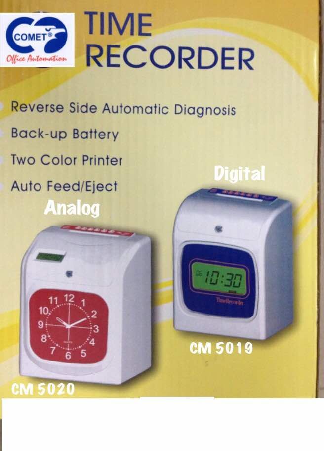 COMET Time Recorder / Comet / Punch Card machine / Punch Card / Time Recorder / Time machine / Time Clock / Office Supplies / COMET Time Recorder