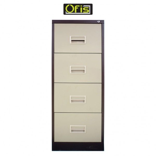 4 DRAWERS FILING CABINET / MODEL : S106 / AB / SIZE : 465W X 625D X 1320H (MM)