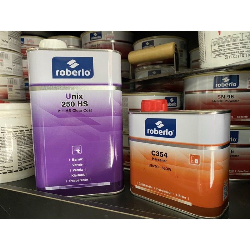 ROBERLO UNIX HS250 2:1 2K CLEARCOAT HIGH SOLID WITH HADENER SET