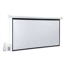 motoroized projection screen 6ft x 6ft