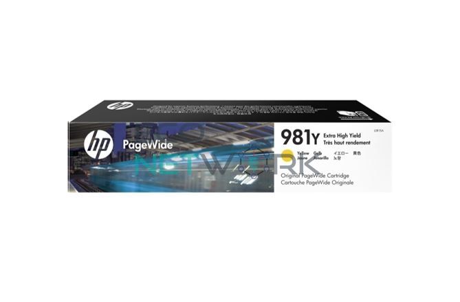 HP 981Y Extra High Yield PageWide Cartridge Yellow L0R15A