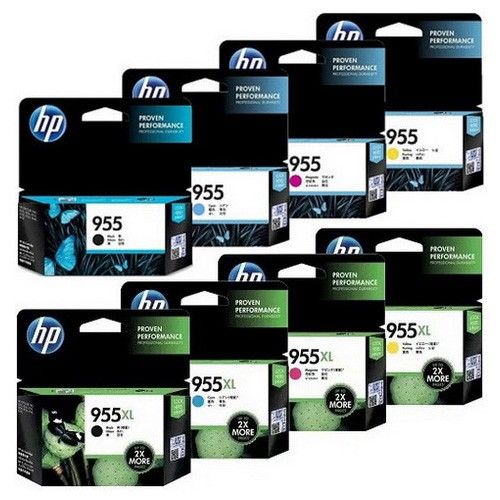 HP 955 INK CARTRIDGE / HP 955XL -ALL COLOUR / HP-955 / HP-955XL / INK CARTRIDGE / INK FOR 7740 PRINTER