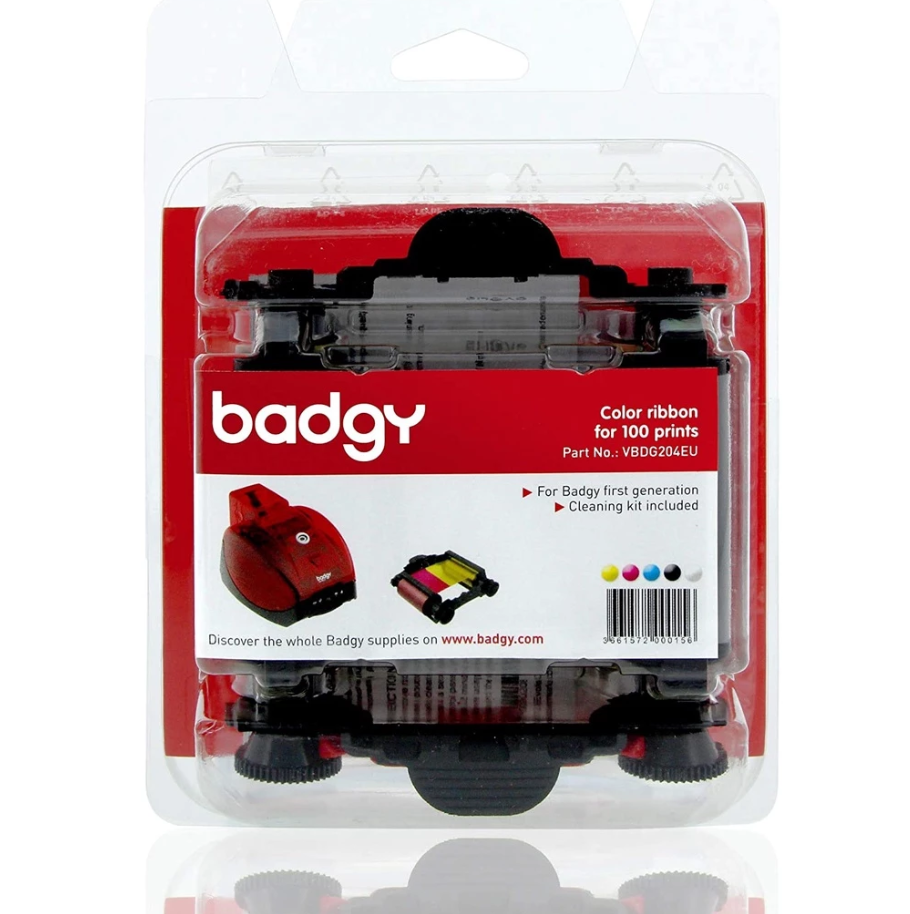 BADGY 1 COLOR RIBBON VBDG204EU / BLACK RIBBON VBDG206EU