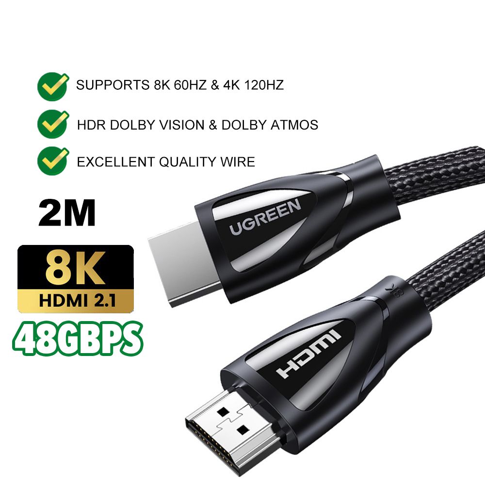 UGREEN HDMI To HDMI 2.1 Cable 8K 60Hz 4K 120Hz 48Gbps