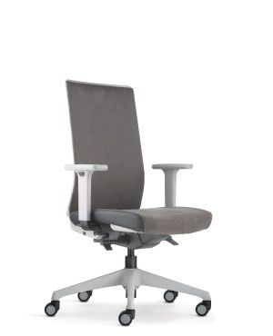 NEXUS SURFACE PRESIDENTIAL MEDIUM BACK CHAIR- SF8411N-24D91(GREY ARM REST)