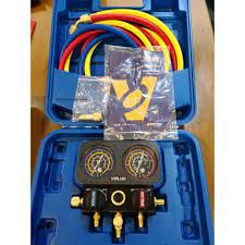NAVTEK by VALUE Premium Manifold Gauge VRM2-B-0701 (R410a, R404, R22, R134a)