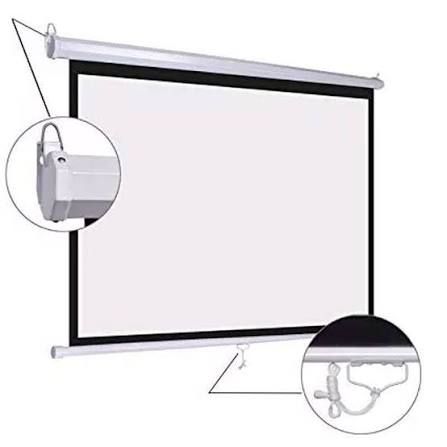 Dopah Manual Wall Screen 96" X 96" (8'X8') Matt White