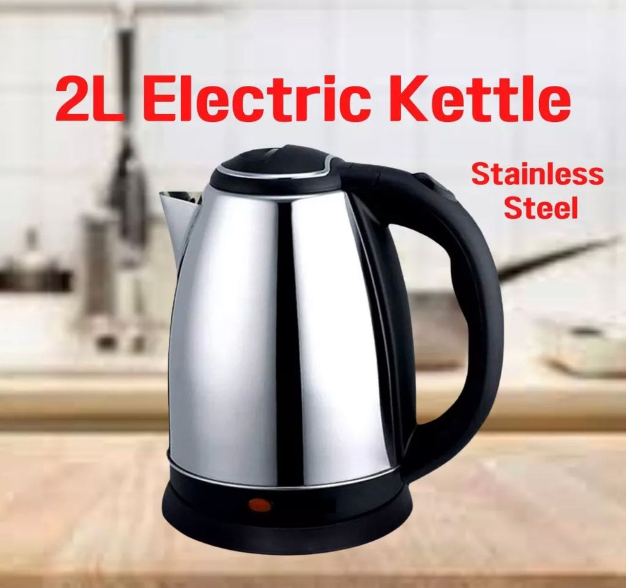Kettle Stainless Steel Electric Automatic Cut Off Jug Kettle 2L