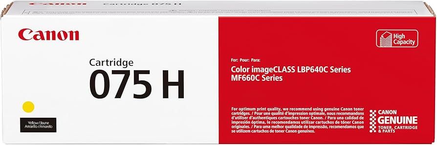 CANON Colour CART 075 H Y - NEW