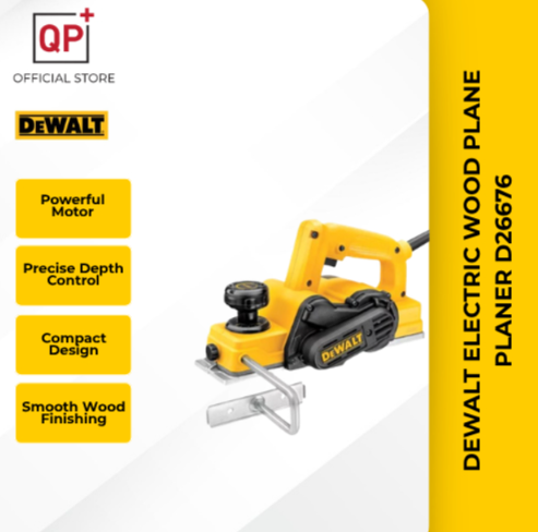 DEWALT ELECTRIC WOOD PLANE PLANER D26676-B1 550W 82MM l MESIN RATAS KAYU ELEKTRIK | 电动木工刨-PLANNER