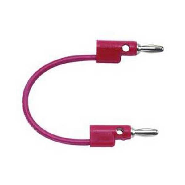Fluke PATCH 383112 Banana Plug Patch Cord, Gold (red)