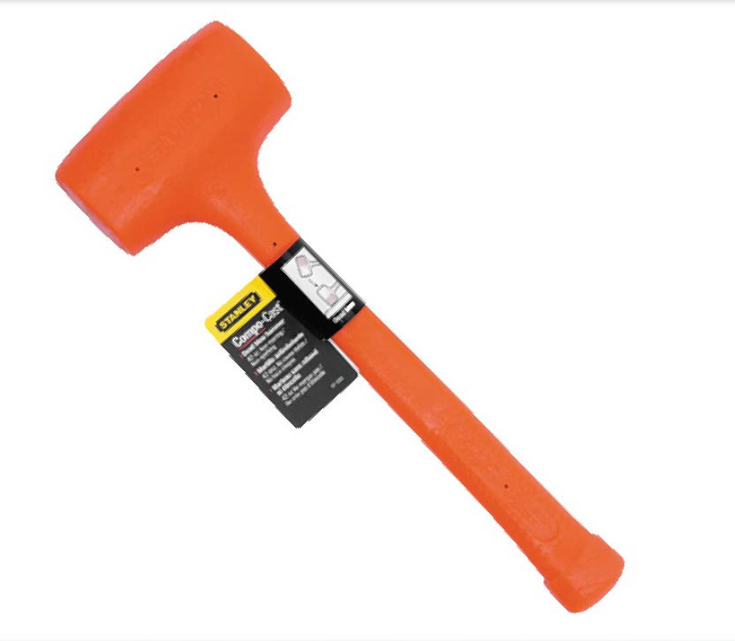 STANLEY COMPO-CAST STANDARD HEAD SOFT FACE HAMMER 57-531