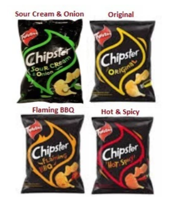 TWISTIES CHIPSTER 60G/PKT