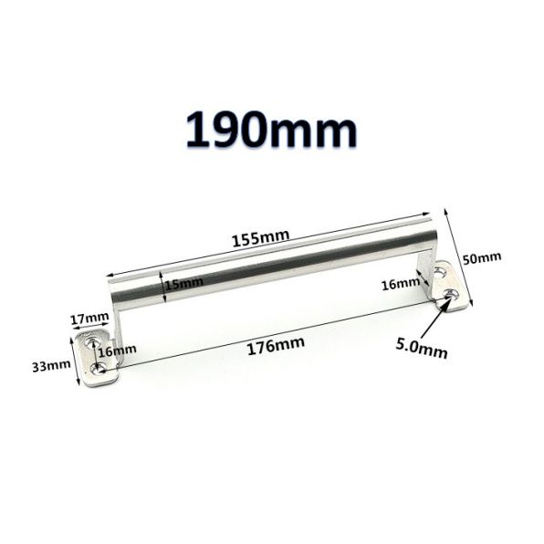 Stainless Steel Handle S/S Pull Handle Door Handle (190mm)