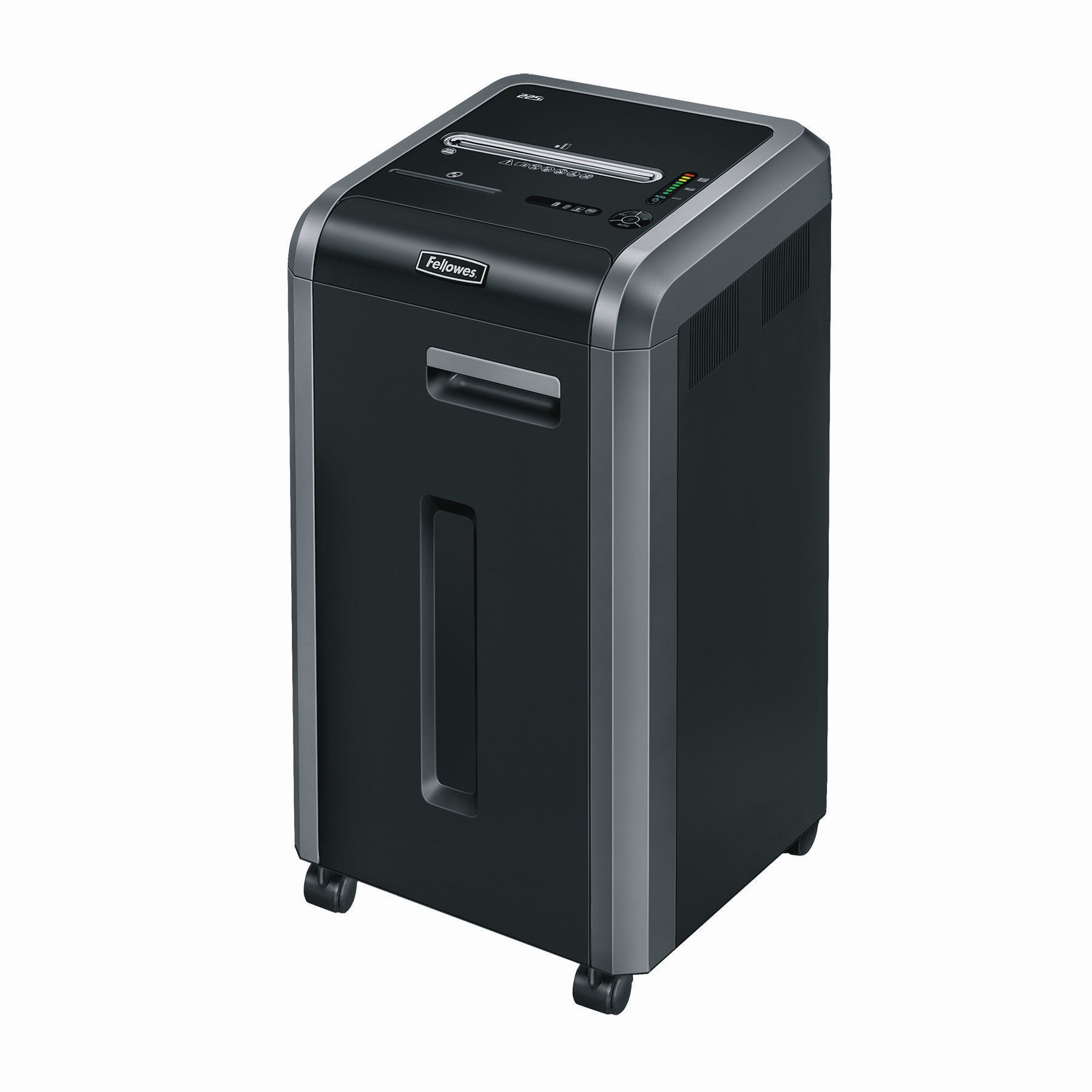 Fellowes Powershred庐 225i Strip-Cut Shredder