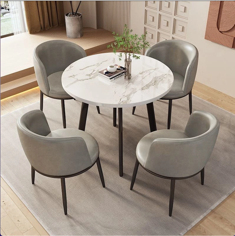 DISCUSSION TABLE WITH CHAIRS SET / MEJA PERBINCANGAN / MEJA