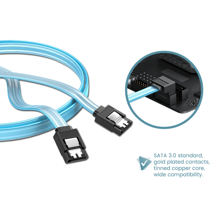 ORICO SERIAL SATA III CABLE WITH LOCKING LATCH 0.6 METER