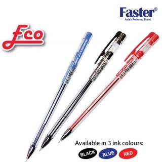 FASTER ECO GEL PEN 0.5MM GP-F-050 RED (12PCS/BOX)