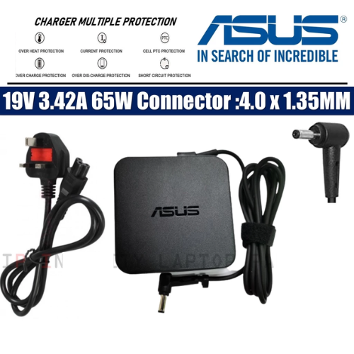 Asus 65W 3.42A Square Charger Adapter 4.0*1.35mm