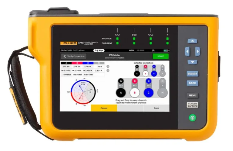 Fluke 1777 Three-Phase Power Quality Analyzers