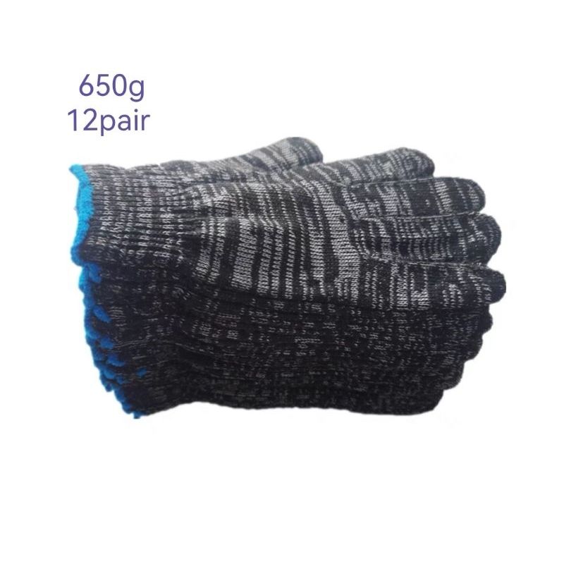 Knitted cotton glove 1200# (12pair/pack)