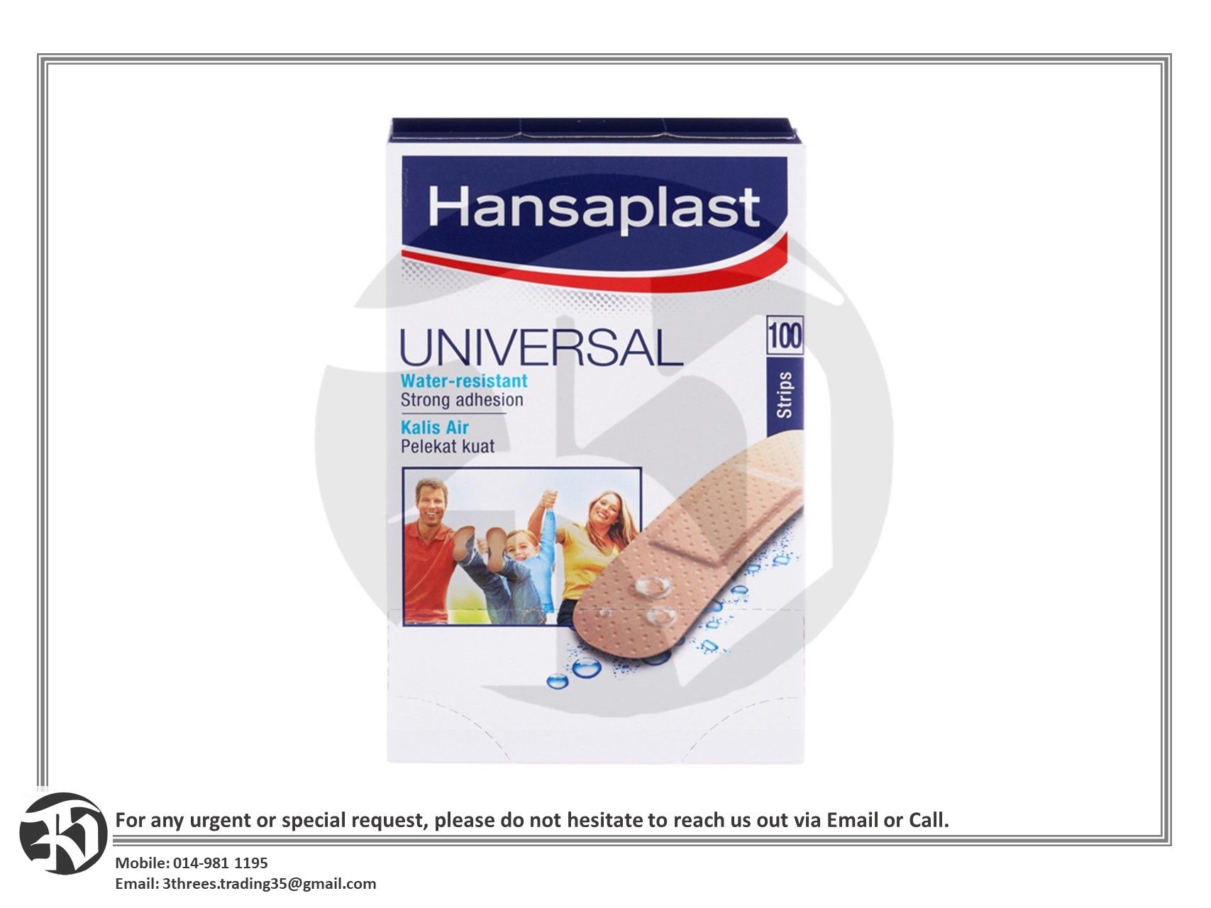 Hansaplast Universal Water Resistant 100s