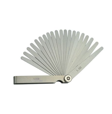 Temo 10Pc Metric Feeler Gauge - 0.05 - 0.80mm