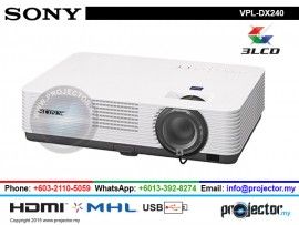 SONY VPL-DX240 XGA 3200 LUMENS PROJECTOR