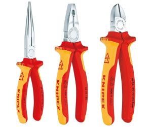 Knipex *Knipex 00 20 12 VDE Insulated Chrome Vanadium Steel Insulated Plier Set