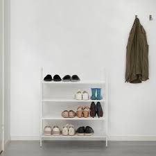 Rak Kasut White, 80x34x93 cm