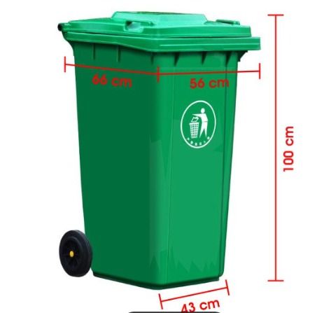 Rubbish Bin 120L (green colour