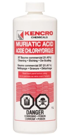 MURIATIC ACID 2.5 LITER