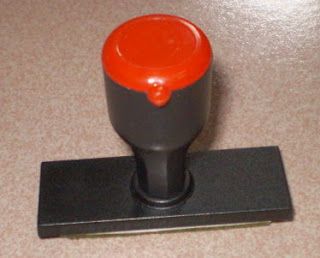 Rubber Stamp Biasa - 13 cm