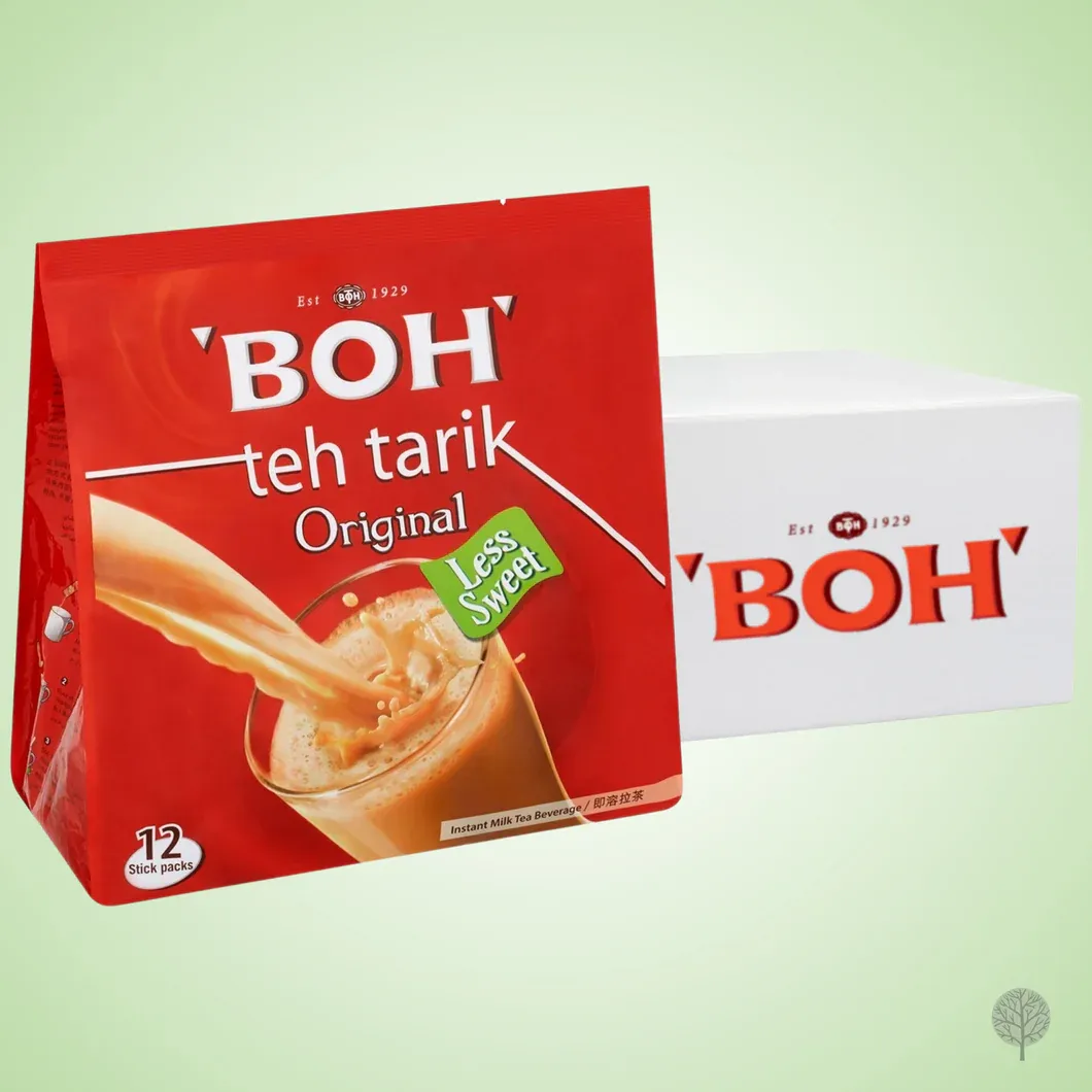 Boh Teh Tarik Less Sugar Original 24 x 12 sticks x 27g