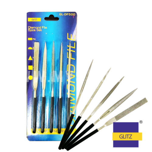 M-SAFE GLITZ 5 PCS DIAMOND NEEDLE FILE SET