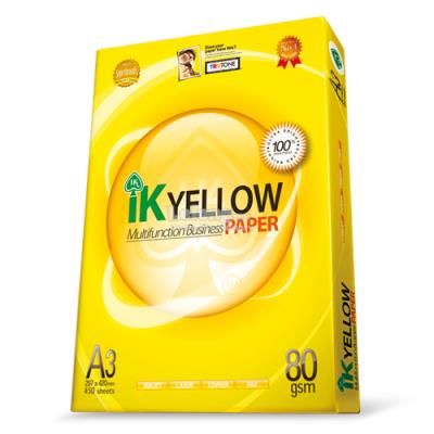 IK YELLOW PAPER A3 80GMS 500S