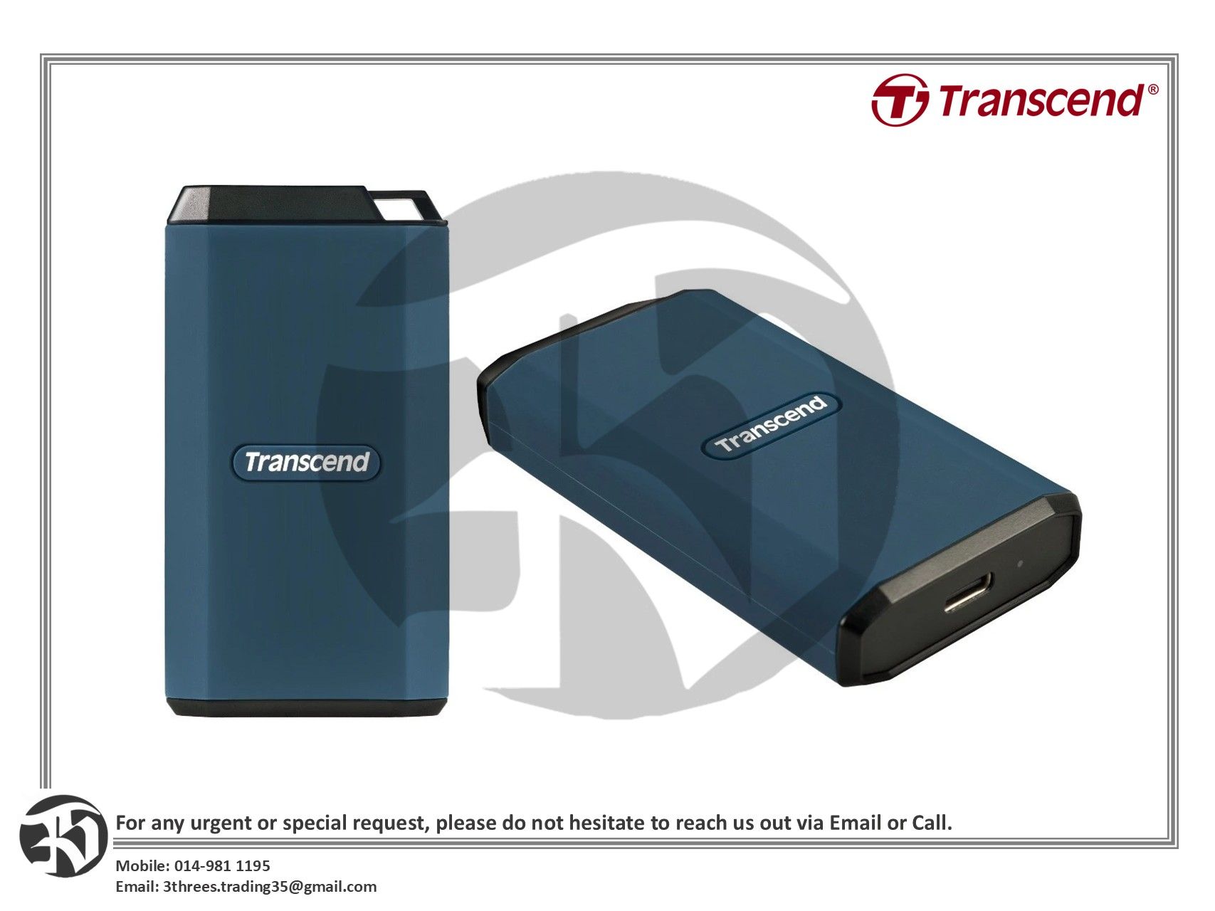 Transcend ESD410C Portable SSD (1TB/2TB/4TB)