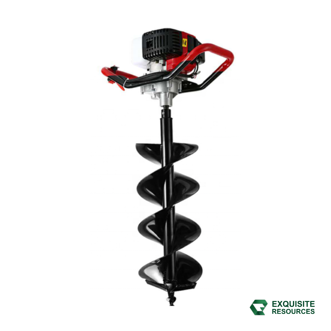 173cc Gasoline Earth Auger Post Hole Digger Ground Drill Machine 4-Stroke Soil Drilling Tool
