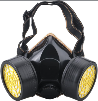 PICASAF HALF FACE MASK SINGLE DOUBLE RESPIRATOR + CARTRIDGE ANTI DUST ANTI SPRAY PAINT l TOPENG MUKA-ANTI PAINT SPRAY