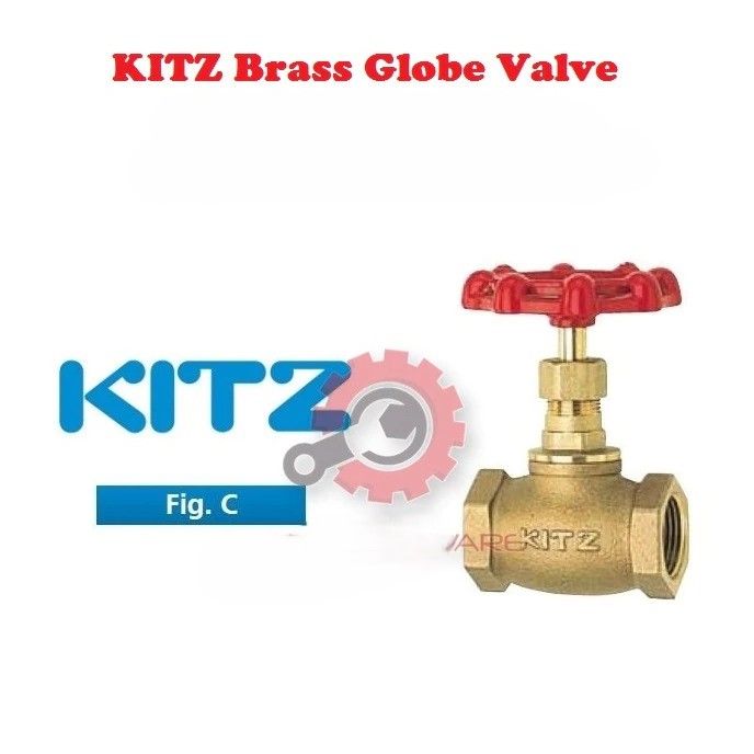 *ORIGINAL* KITZ Brass Globe Valve Model C 200PSI (1" ichi)