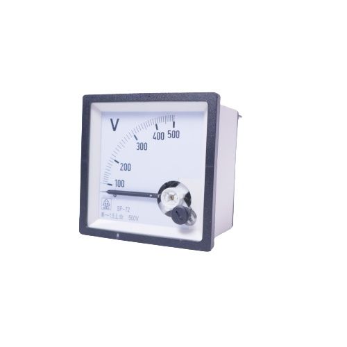 KD-72 300V OR 500V AC ANALOGUE PANEL VOLTMETER 72 X 72 MM ±1.5 % ACCURACY