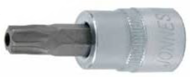 JONNESWAY 3/8" DR. STAR BIT SOCKET (TAMPERPROOF), SIZE: T40