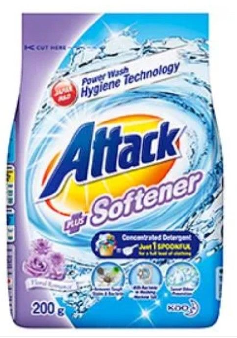 ATTACK SOFTENER POWDER 200G x 24