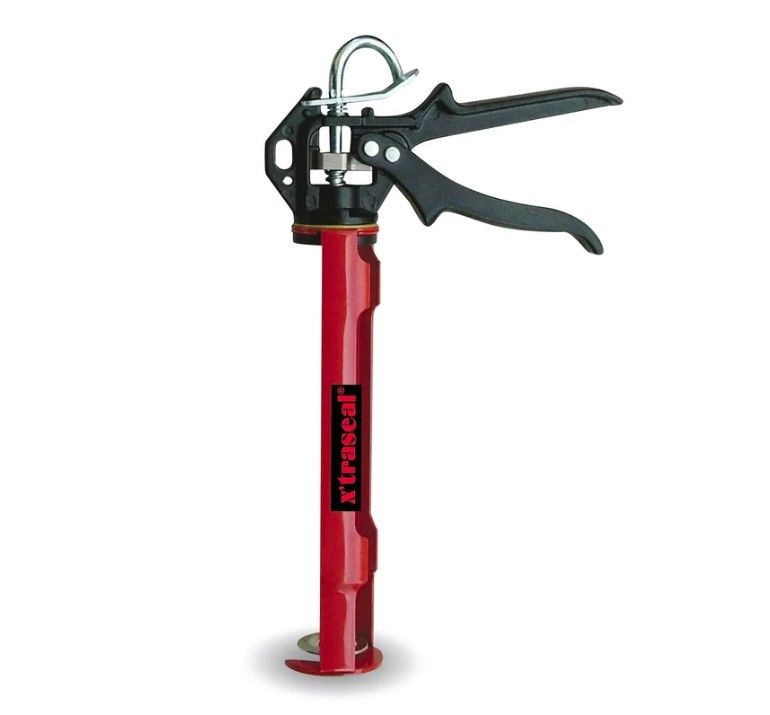 X'TRASEAL HEAVY DUTY RED CAULKING GUN
