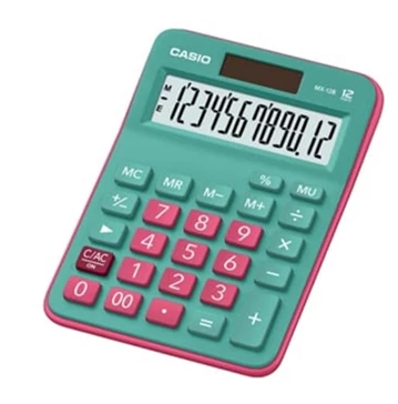 CASIO 12-Digits Calculators Bright Green&Pink MX12BGNRD