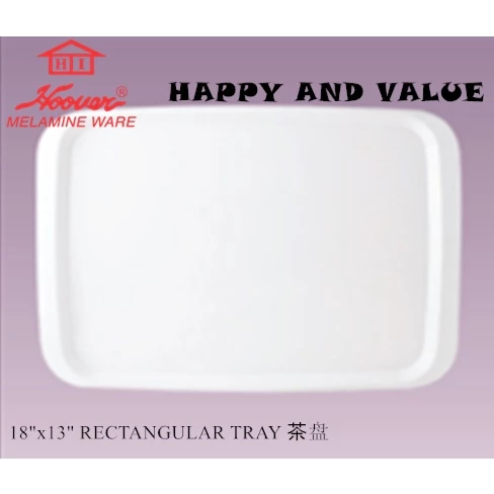 Hoover Melamine 18inch x 13inch Rectangular Tray