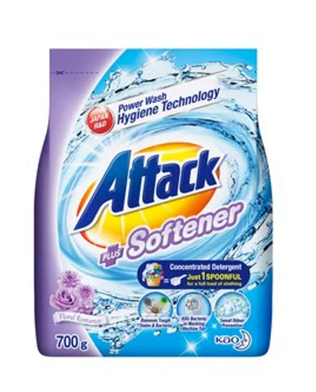 Attack Powder Detergent Plus Softener Sweet Floral 12 Pack x 700g
